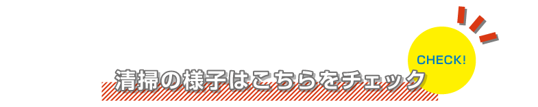 清掃の様子はこちらをチェック